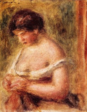 Femme avec un corset 1914