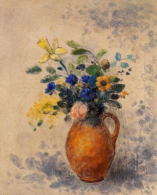 Vaas met bloemen 1908