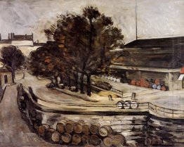 O Halle Aux Vins visto da Rue De Jussieu 1872