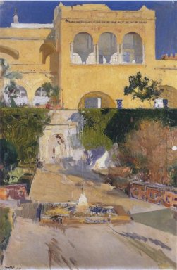 Afternoon Sun At The Alcázar Of Seville 1910