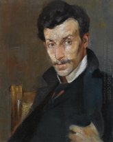 Portret van de schilder Gerassimos Dialismas