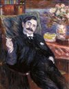 Portret van de dichter Georges Bonnamour