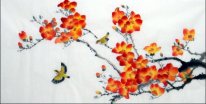 Птицы-цветок - китайской живописи