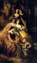 Empress Eugenie And Her Attendants