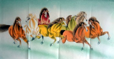 Caballo - la pintura china