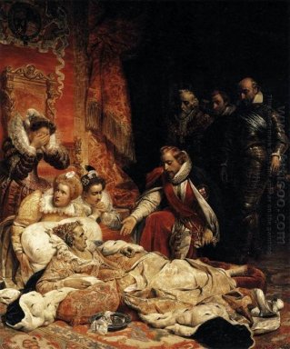 La muerte de Isabel I, reina de Inglaterra
