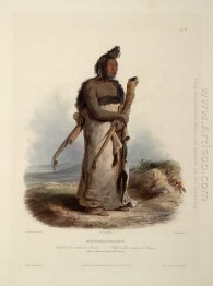 Mexkemahuastan, Kepala Gros-Ventres Dari Prairies, Piring