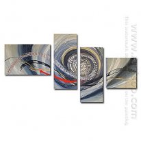 Een handgeschilderd olieverfschilderij Abstracte Grote Brede