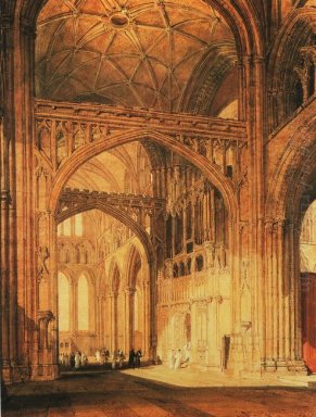 Interior de la catedral de Salisbury
