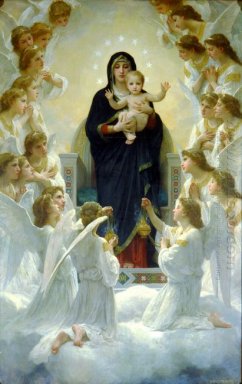 La Vierge avec des anges