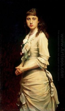 Portrait Of Sophia Ivanovna Kramskoy Putri Of The Artist 1882