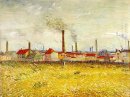 Usines chez Asnières Vu du Quai de Clichy 1887