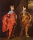 Georges Villiers 2e duc de Buckingham et son frère seigneur fran