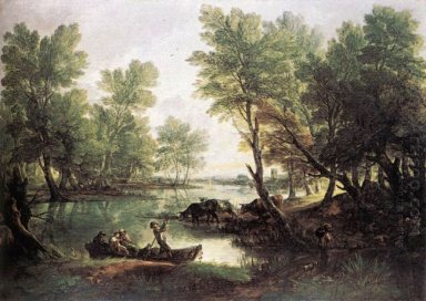 Fluss-Landschaft 1770