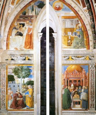 Porzioni superiore della finestra East Wall 1465