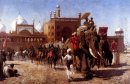 Il ritorno della corte imperiale della Gran Nosque A Delhi,