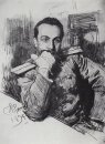 Портрет V A Жиркевич 1891