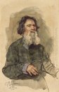 Portrait d'un paysan barbu 1879
