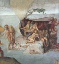 Ceiling Of The Sistine Chapel Genesis Noah 7 9 The Flood Right V