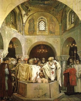 Il battesimo del principe Vladimir 1890