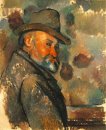 Self Portrait In un cappello di feltro 1894