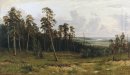 Fir Bos Aan De Rivier Kama 1877