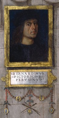 Self-portrait in the Baglioni Chapel