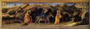 Adoración de los Reyes Magos Retablo, mano izquierda panel de la