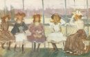 Abend auf einem Pleasure Boat 1898