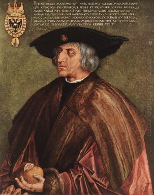 Retrato del emperador Maximiliano I 1518