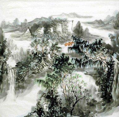 Montaña y agua - la pintura china