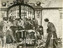 Revolt By The Gates Of A Park 1897