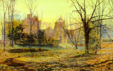 Evening Knostrop Old Hall 1870