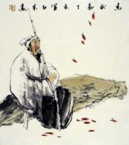 Oude man - Chinees schilderij