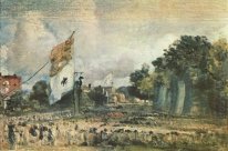 Perayaan Of The General Kedamaian 1814 Di East Bergholt 1814
