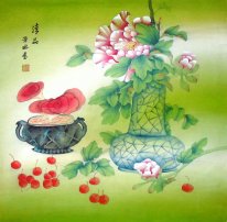 Bloemen - Chinees schilderij