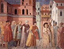 Avståndstagande från världsliga ägodelar och biskopen av Assisi