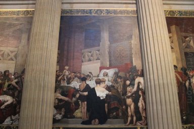 Kematian St. Genevieve, Pantheon, Paris