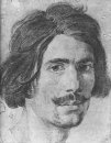 Portrait Of A Man With A Self Portrait Moustache Seharusnya