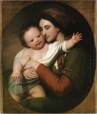 Mme Benjamin West et son fils Raphaël