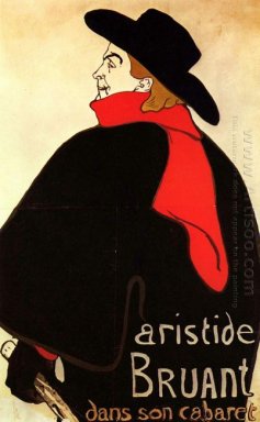 Aristide Bruant In Zijn Cabaret 1892