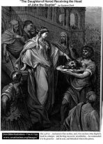 Dotter till Herodes Head av John The Baptist