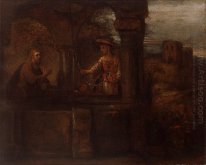 Rembrandt Christus en De Vrouw Van Samaria 1659