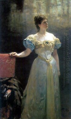 Portret van prinses Maria Klavdievna Tenisheva 1896
