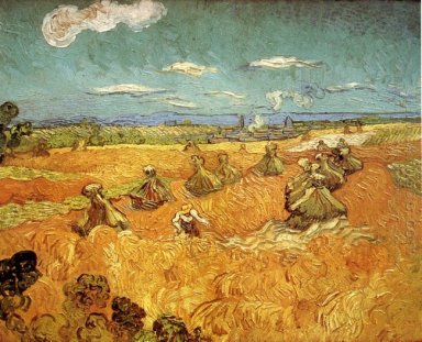 Piles de blé avec Reaper 1888