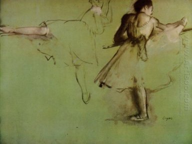 dançarinos no estudo barre 1877