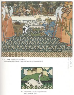 Ilustración Para Alexander Pushkin S Fairytale Of The zar Salta