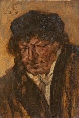 Portret van een Man met Baret