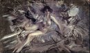 Nude De La Señora Joven En El Sofá