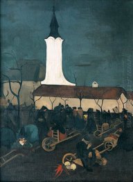 Ungerska marknaden Scene